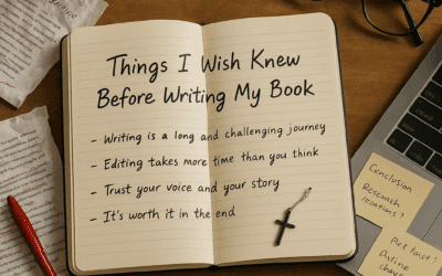 Part 2: Things I wis I knew before I wrote my book!